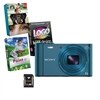 Sony CyberShot DSC-WX300 18 MP WiFi Black Camera Bundle with 20x Optical Zoom, 16GB SD Card and Photo Creativity Suite