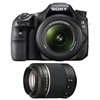 Sony Alpha SLTA58K 20.1 MP DSLR and 18-55mm Bundle with 55-200mm Zoom Lens