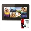 Hipstreet Titan XK 7-Inch Wi-Fi Touch Screen Multimedia Tablet Bundle with Kingston 8GB MicroSD Card