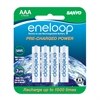 Sanyo eneloop SEC-HR4U4BPN - Battery 4 x AAA NiMH 800 mAh
