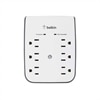 Belkin 6 Outlet Wall Mount Surge Protector with 2.1A USB Charging - Surge Suppressor - 8 Output Connector(s)