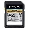 PNY Elite Performance - Flash memory card - 64 GB
