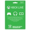 Microsoft Xbox Live Gold Card - 12 months