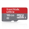 SanDisk Ultra - Flash memory card ( microSDHC to SD adapter included ) - 16 GB - Class 10 - microSDHC UHS-I