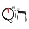 Kensington ClickSafe Anywhere Keyed Lock - Security cable lock - grey - 1.5 m (pack of 2 )