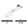 StarTech.com Round ATA 100/133 IDE Cable - IDE / EIDE cable - UDMA 66/100/133 - 40 PIN IDC (F) - 40 PIN IDC (F) - 0.6 m - rounded - for StarTech.com 1, 2, 2S1I, 2S2I