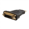 C2G Velocity Inline Adapter - Video adapter - HDMI / DVI - DVI-D (F) - 19 pin HDMI (M) - black