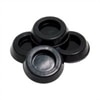 StarTech.com 1-1/4in Dia. Self-Adhesive Rubber Feet for PC Cases - System case feet (pack of 4 )
