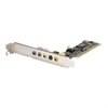 StarTech.com 5 Channel Low Profile PCI Sound Adapter Card – 24 Bits - Sound card - 24-bit - 96 kHz - 5.1 - PCI - VIA VT1723 - low profile