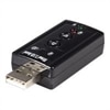 StarTech.com Virtual 7.1 USB Stereo Audio Adapter External Sound Card - Sound card - stereo - USB