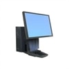 Ergotron Neo-Flex All-In-One Lift Stand - Stand for LCD display / CPU - black - screen size: up to 24" - mounting interface: 100 x 100 mm, 75 x 75 mm