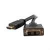 C2G Velocity - Video cable - HDMI / DVI - 19 pin HDMI (M) - DVI-D (M) - 1 m - shielded - black