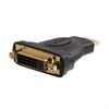 C2G Velocity Inline Adapter - Video adapter - HDMI / DVI - DVI-D (F) - 19 pin HDMI (M) - black