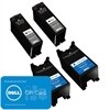 Dell Bundle: 2 x Single Use High Yield Black Cartridge (Series 23) / 2 x Single Use High Yield Color Cartridge (Series 23) with $30 PROMO eGift Card