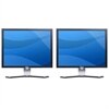 Dell Quantity 2 - UltraSharp 2007FP 20.1-inch Flat Panel LCD Monitor with Height-Adjustable Stand