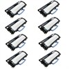 Dell 8-Pack: 8 x 6000-Page Black Toner Cartridge for Dell 2330d, 2330dn, 2350d and 2350dn  Laser Printers – Use and Return