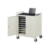 LAP18ERBFR-GM 18-Unit Assembled Laptop Storage Cart