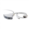 2-PORT KVM SWITCH WITH BUILT-IN CABLING MONITOR/KEYBOARD/MOUSE SWITCH - 2 PORTS