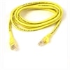 RJ-45 CAT6 Snagless Molded Yellow Patch Cable - 15 ft