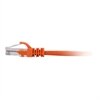 CAT6 RJ45M-RJ45M 550MHZ Snagless Orange Patch Cable - 10 ft