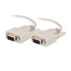 C2G DB9 Female to Female Beige Cable - 15 ft