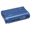 2PORT USB KVM SWITCH KIT WITH AUDIO 4FT KVM CABLES 2X