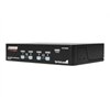 4 Port Rack Mountable USB KVM Switch with Audio & USB 2.0 Hub