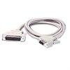 C2G DB9 Female to DB25 Male Serial Adapter Cable - 1 ft