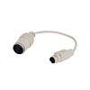 C2G AT Female to PS/2 Male Keyboard Adapter Cable - 0.5 ft