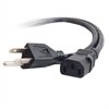 NEMA 5-15P to IEC320C13 16 AWG Universal Power Cord - 4 ft