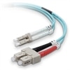 33 ft LC/SC Fiber Patch Cable - Aqua
