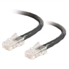 CablesToGo RJ-45 Cat5E Crossover Black Patch Cable - 7 ft