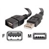 3M USB A/A EXTENSION CABLE BLK