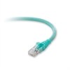 CAT6a Snagless Aqua Patch Cable - 7 ft