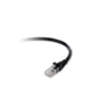 Belkin 10G CAT6a Snagless Black Patch Cable - 14 ft