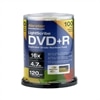 4.7 GB LightScribe DVD+R 16X V1.2 Duplicator Grade Media Rainbow Spindle - 100 Pack