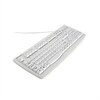 K64406US Washable USB/PS2 Keyboard with Antimicrobial Protection - White