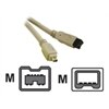 2M 1394B 9PIN TO 4PIN M/M FIREWIRE CABLE