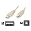 StarTech.com A-Male to B-Male USB 2.0 Beige Cable - 6 ft