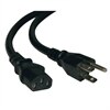 TrippLite NEMA 5-15P to IEC-320-C13 18AWG Power Cord - 3 ft
