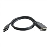 C2G DisplayPort 1.1 Male to HD15 VGA Male Black Cable - 3.2 ft