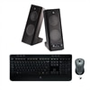Logitech Wireless Combo MK520 with X-140 Speakers