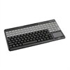 SPOS QWERTY Programmable Keyboard with 60 Relegendable Keys - Black