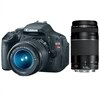 Canon EOS Rebel T3i EF-S 18-55 IS II Lens Kit + EF 75-300mm f/4-5.6 III