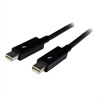 StarTech.com M/M Thunderbolt Black Cable - 6.56 ft