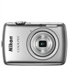 Nikon Coolpix S01 Silver 10.1 MP 3x Zoom Ultra Compact Digital Camera