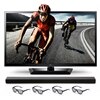 LG 55-Inch LED LCD TV - 55LM4700 1080p Cinema 3D TV with Sound Bar and 4 Pairs of 3D Glasses