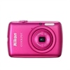 Nikon Coolpix S01 Pink 10.1 MP 3x Zoom Ultra Compact Digital Camera