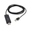 C2G 6 ft Windows 8 Driverless Transfer Cable for USB 2.0 - Black