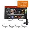 LG 47-inch LED TV - 47GA6400 1080p 120Hz Smart 3D Google HDTV with Magic Remote Qwerty Plus Voice Search and 4 Pairs of 3D Glasses